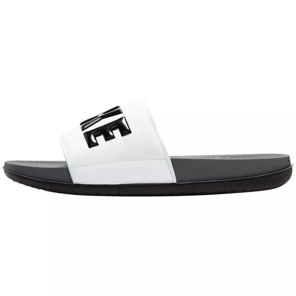 NIKE Men's OFFCOART Slide Slipper NEW BLACK WHITE GRAY BQ4639 001 Size 10‎